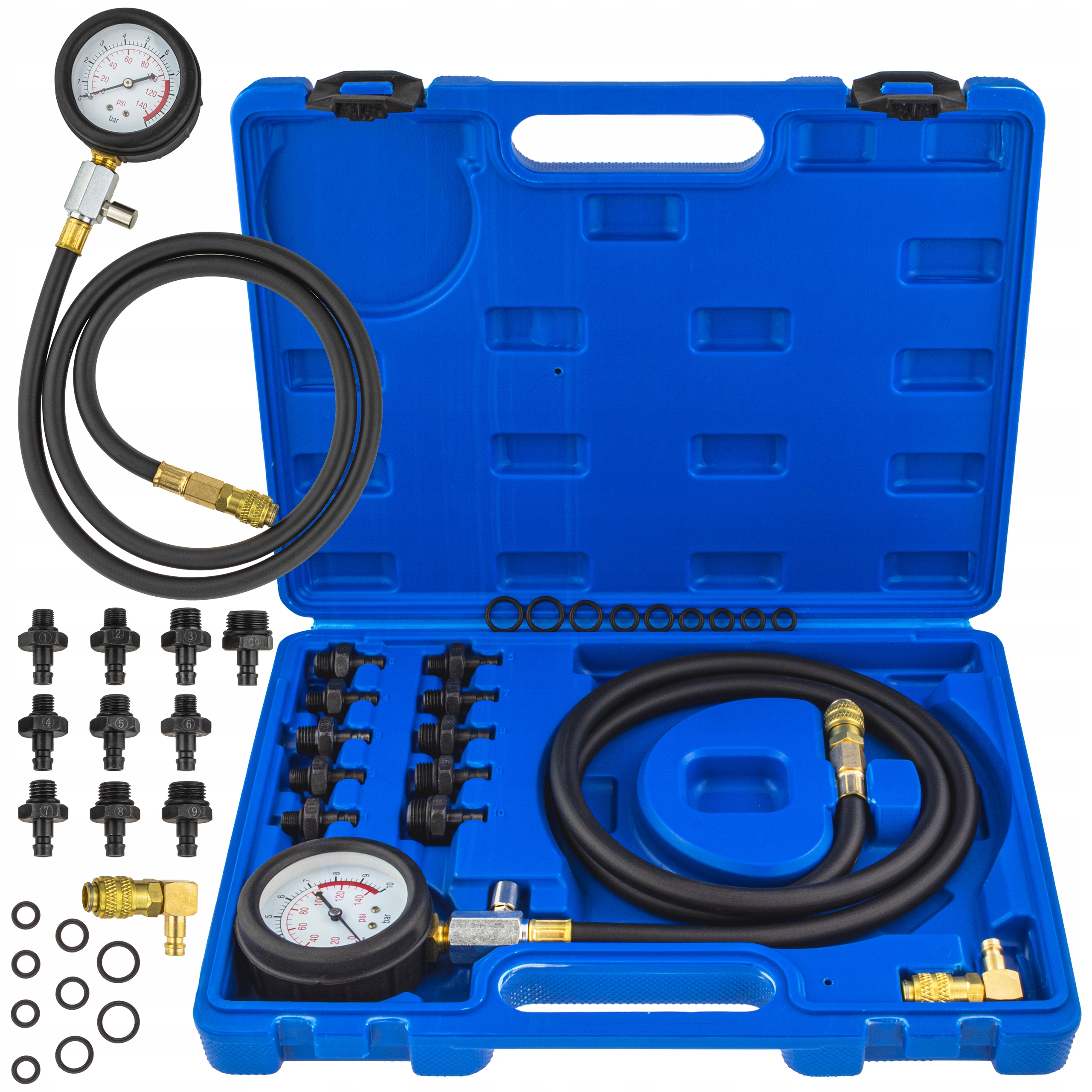 Miernik ciśnienia oleju z końcówkami MAGNUS