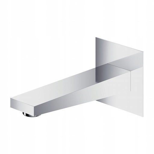 Vaňová Stena S Mosadzným Výtokom, Štvorcový Chróm