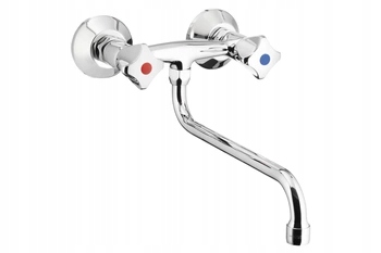 Kfa Armatúra s umývadlovou batériou Standard nástenná, chróm 300-610-00