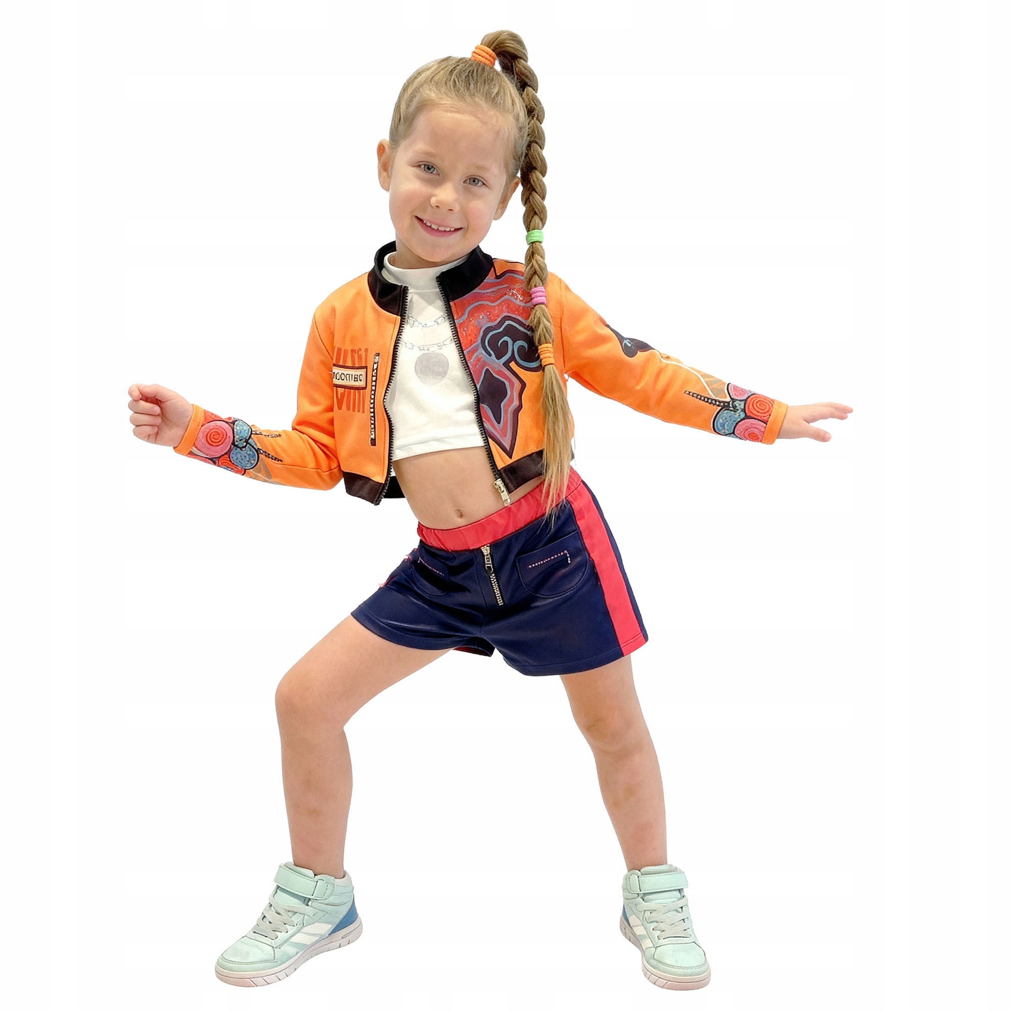 Strój RUMI Demon Hunters KPOP Cosplay Łowczynie Demonów 6-7 lat roz.116-122 Rozmiar 116-122