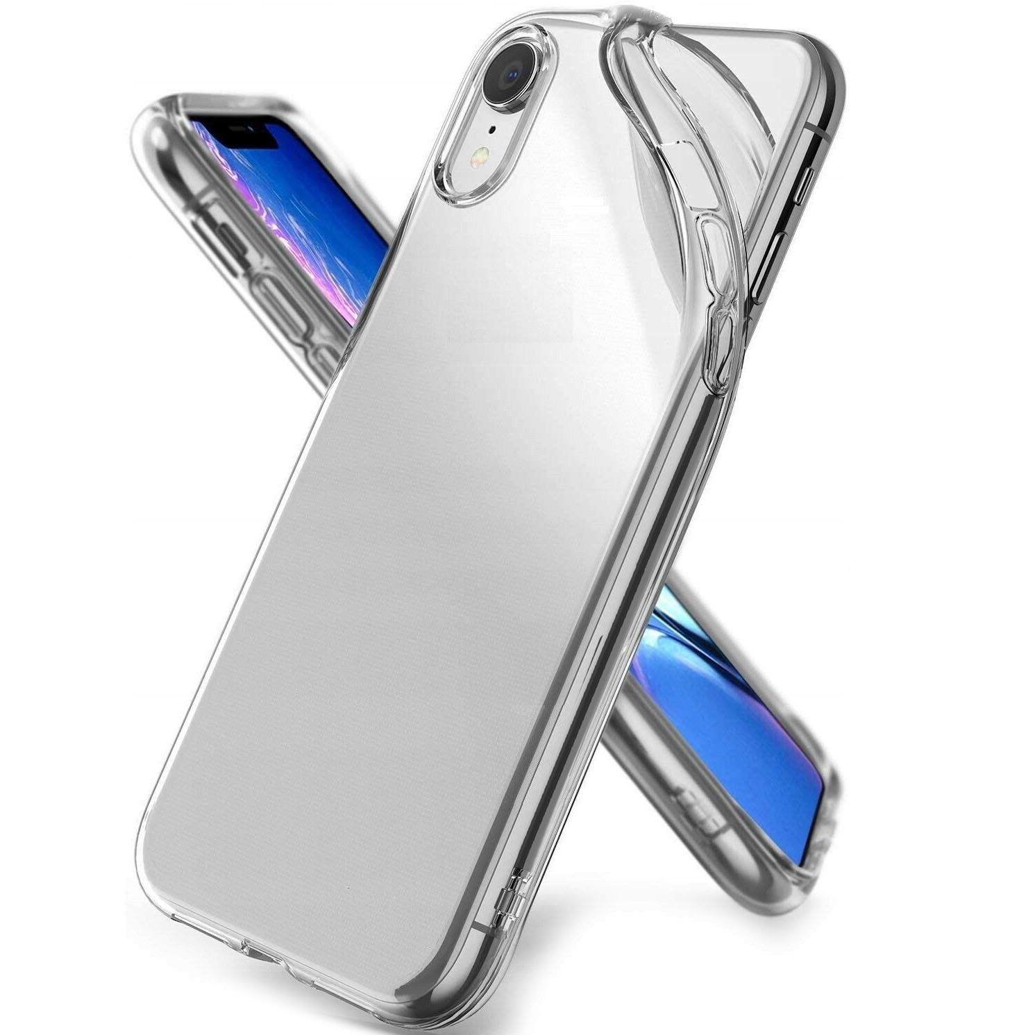 

Etui do Apple Iphone Xr Przezroczyste Slim +szkło