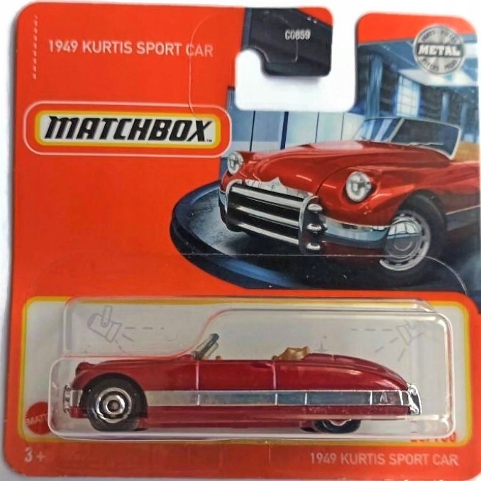 MATCHBOX 1949 KURTIS SPORT CAR MBX SHOWROOM 2022