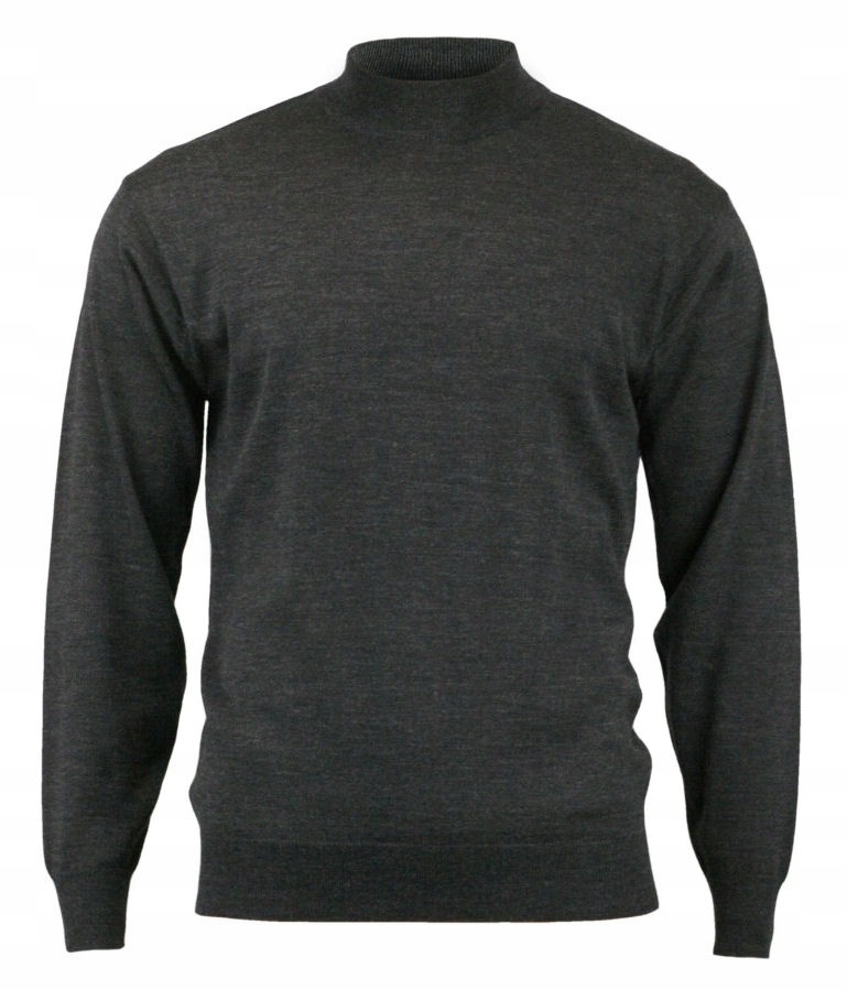 Pánský pologolf (merino vlna) – grafitový, vel: XXL