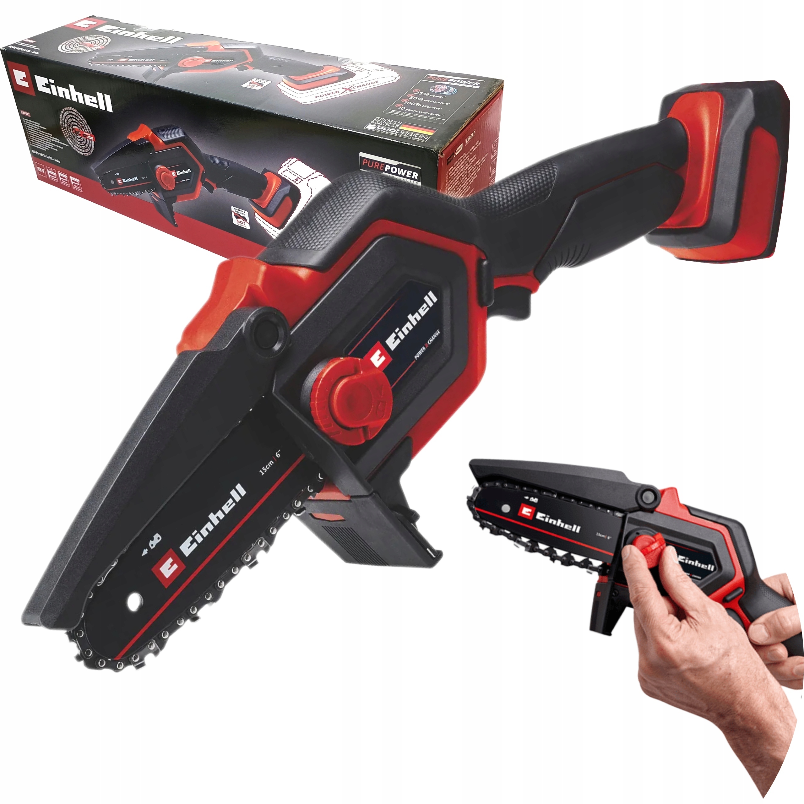 Einhell Akumulátorová Reťazová Píla 6,2" 18V Ge-ps 18/15 Li BL-So