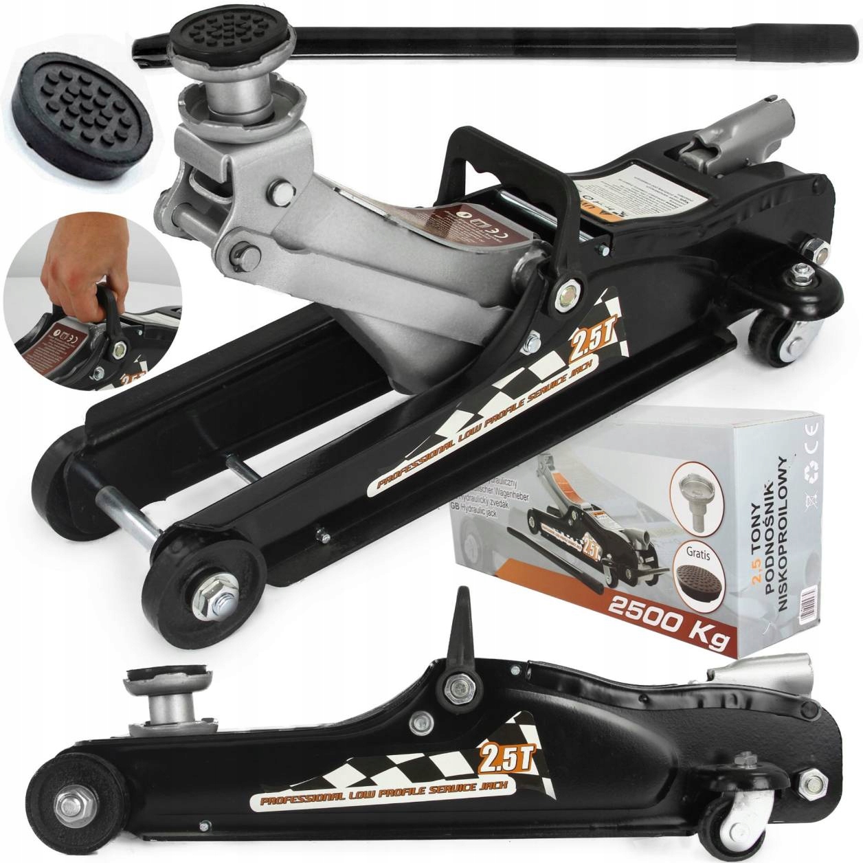 PODNOŚNIK HYDRAULICZNY NISKOPROFILOWY ŻABA 2,5T