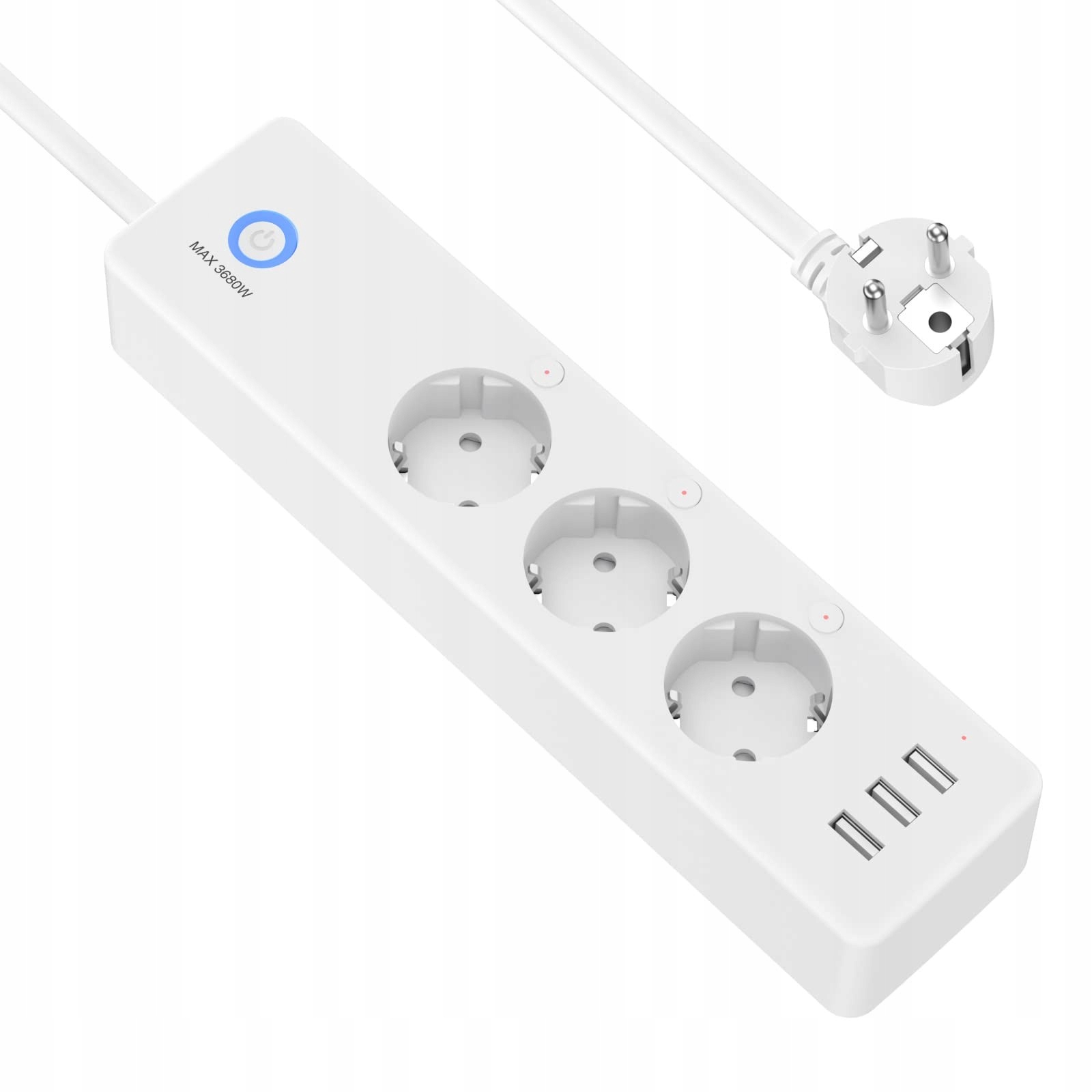 INTELIGENTNA LISTWA ZASILAJĄCA GOSUND P1 3X GNIAZDA USB 15W 3X GNIAZDA AC Typ listwowy