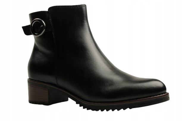 Marco Tozzi Dámské Kotníkové Boty 2-25377-45 vel.37 Kůže Lico Černá