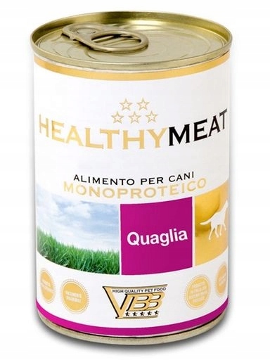5 x Healthy Meat Pes Mono Křepelka konzerva 400 g