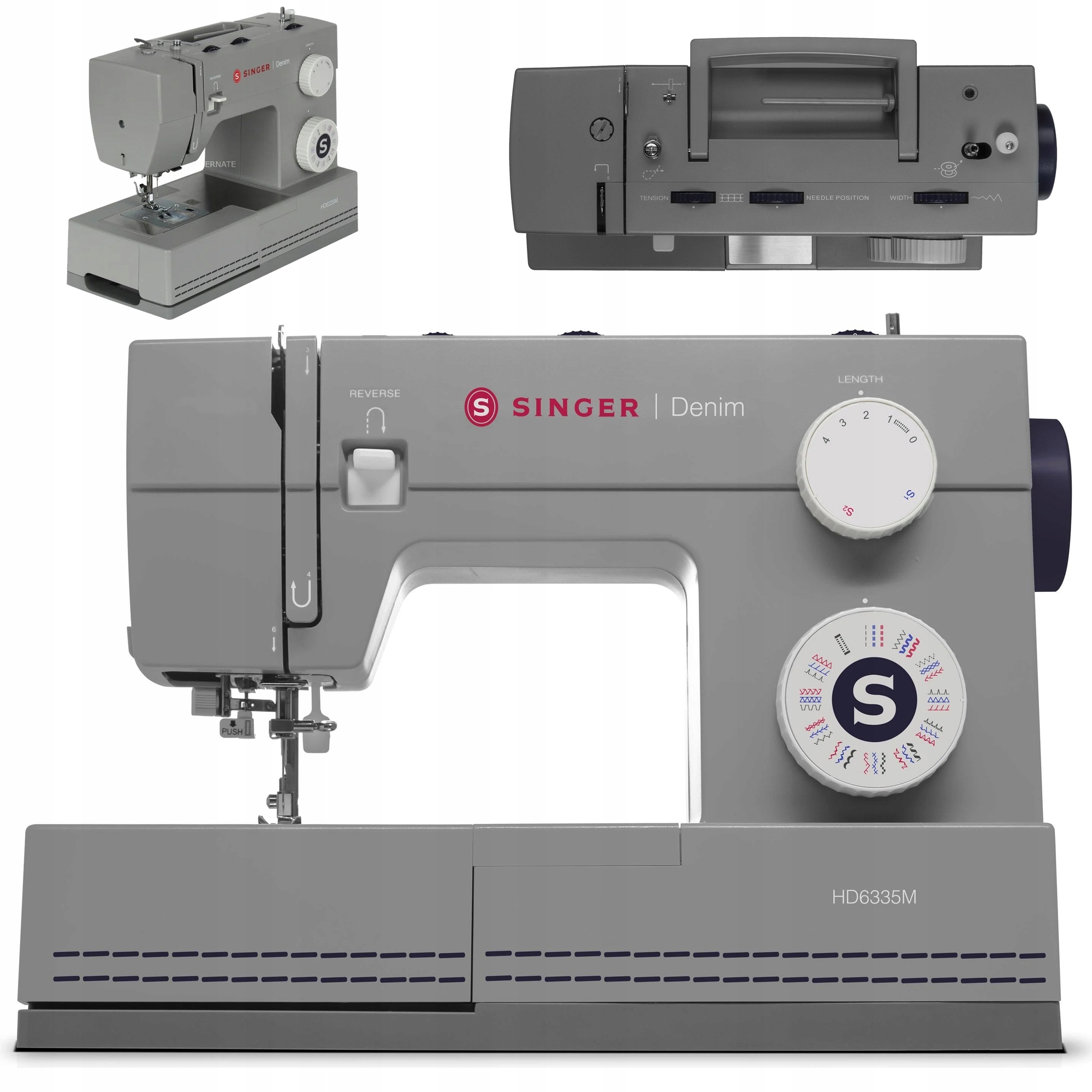 Šicí stroj Singer Heavy Duty Denim 6335M, 32 stehů, extra odolný