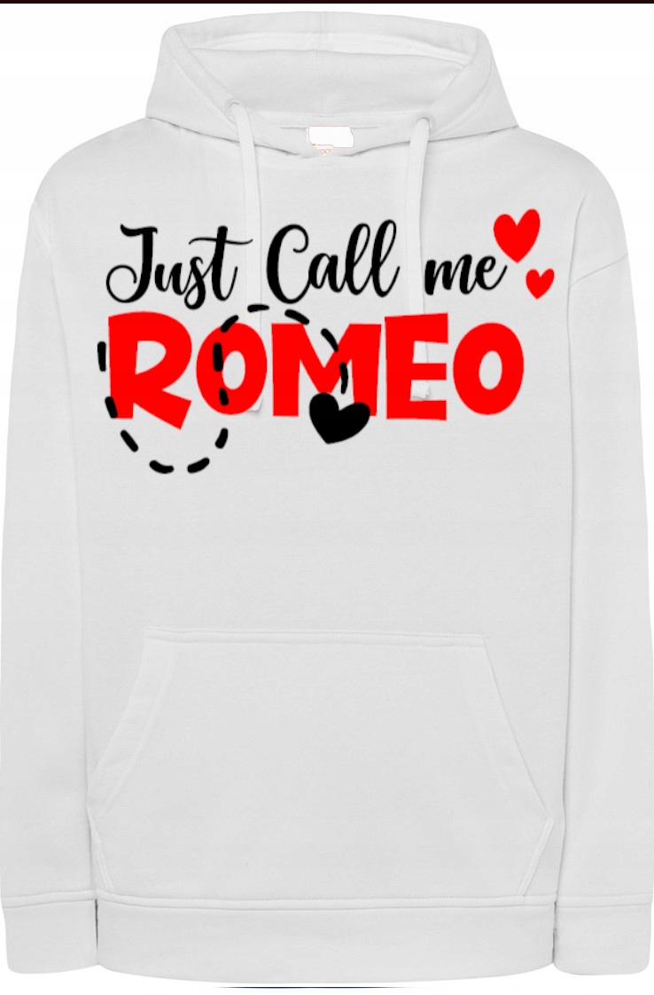 Romeo Valentýn mikina s kapucí r.XS