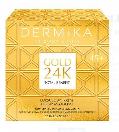 Dermika Luxury Gold krém 45+ den a noc 50 ml