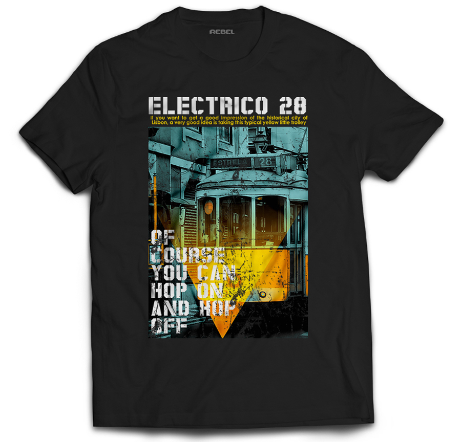 

Koszulka T-shirt Lizbona Tramwaj Retro Vintage 3XL