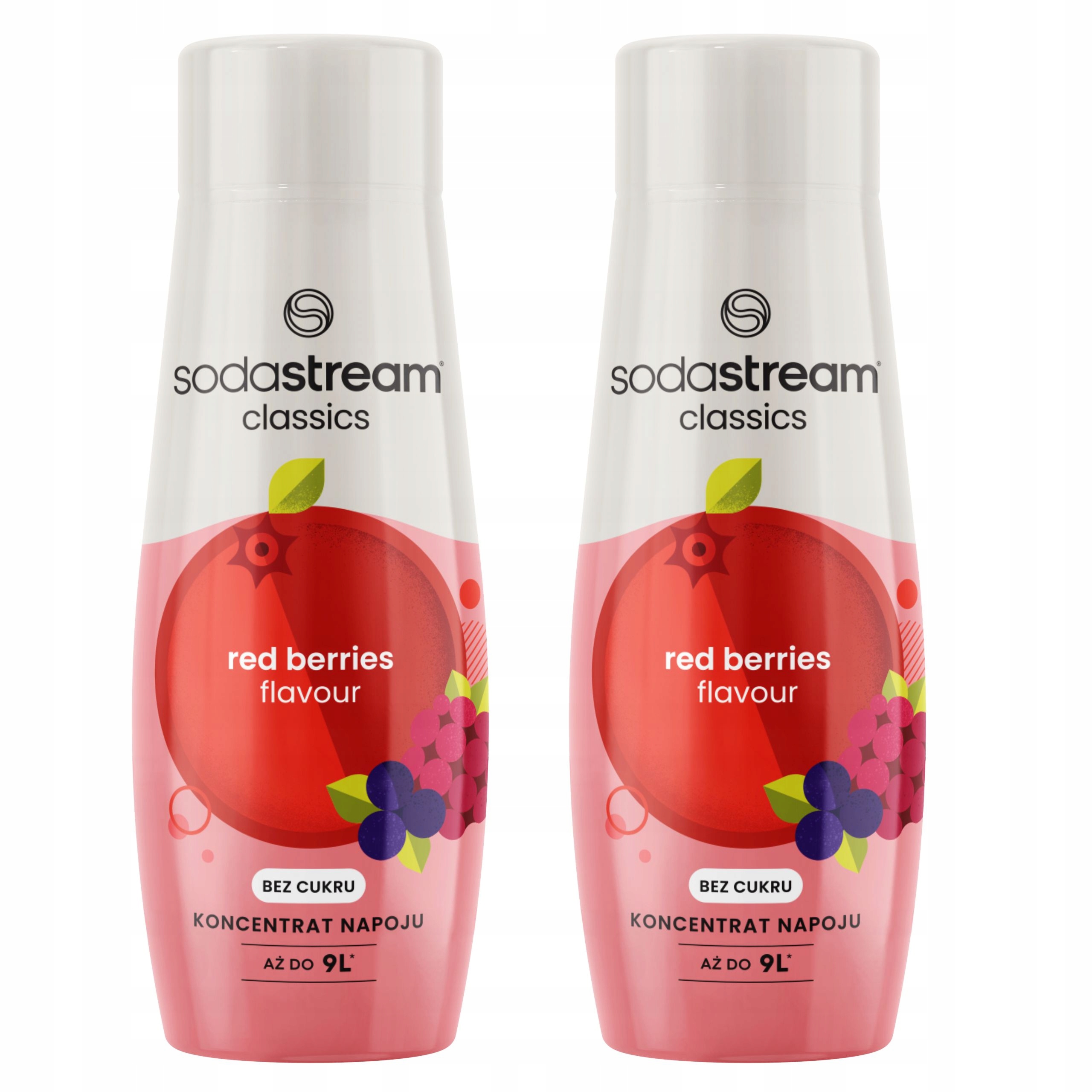 Syrop do saturatora SODASTREAM 2x Red Berries smak czerwonych jagód