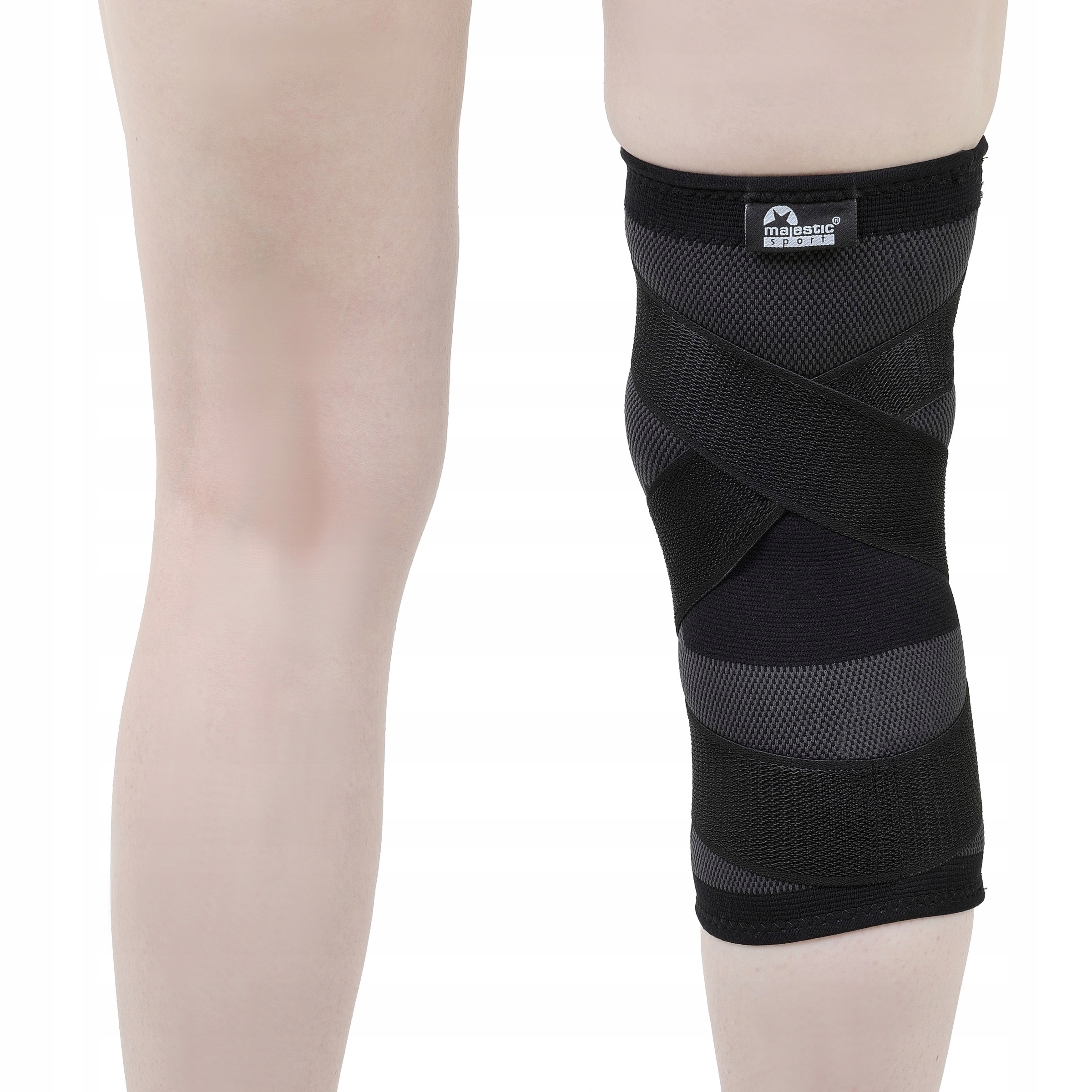 Stabilizator kolana ściągacz opaska zestaw 2 szt. L Cechy dodatkowe bezszwowe