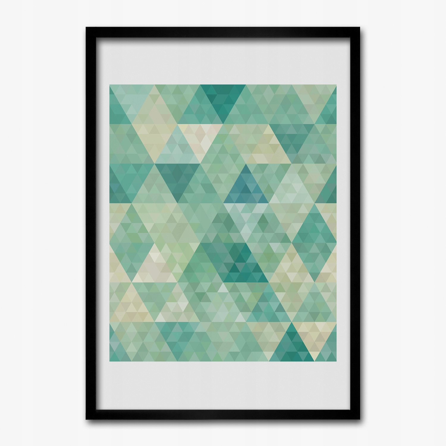 Obraz v rámu Mdf Abstraktní geometrie 70x100 cm