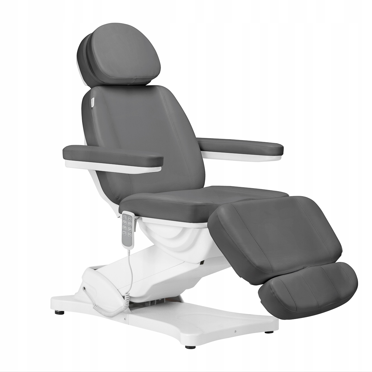 Elektrické kosmetické křeslo Sillon Classic 4 motory s kolébkou, šedé