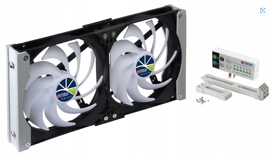 345 - Вентилятор охолодження TITAN-TTC-SC20 9 см
