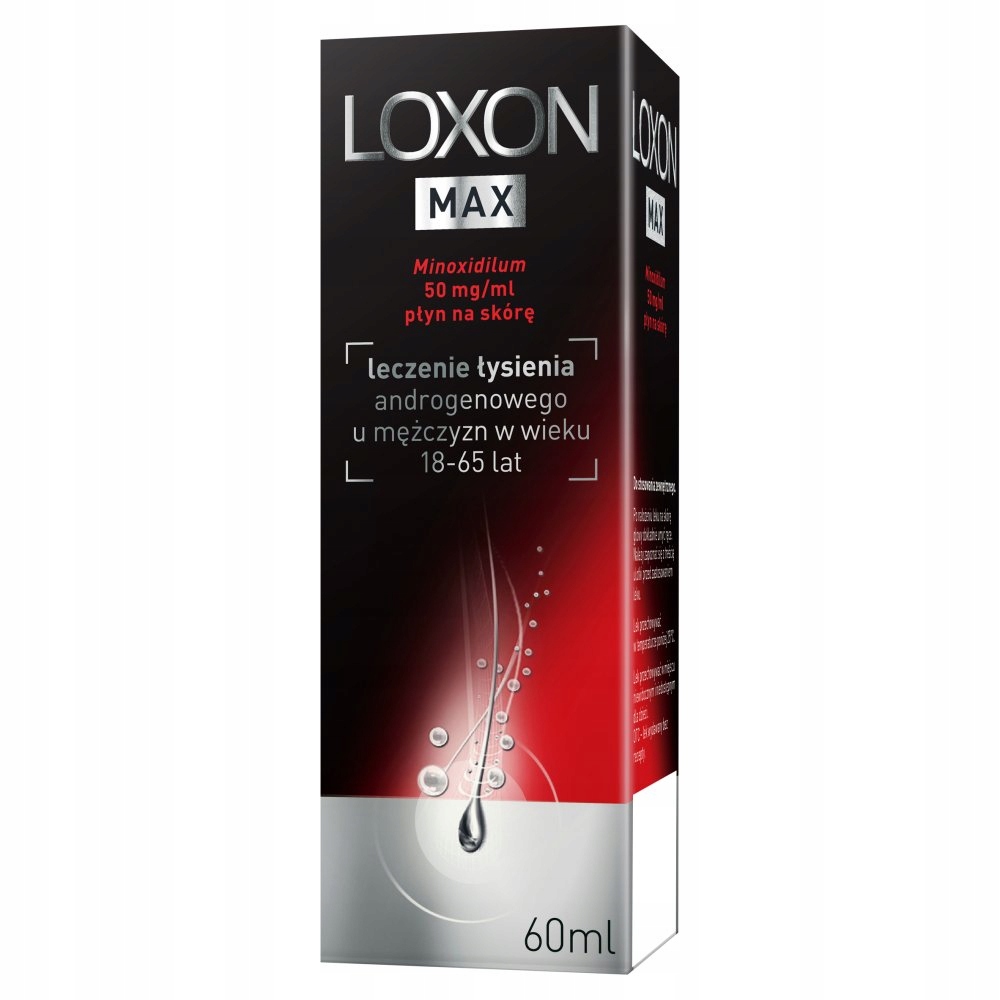 Loxon Max 5% рідкий препарат проти облисіння 60 мл Вага продукту з упаковкою 0,1 кг