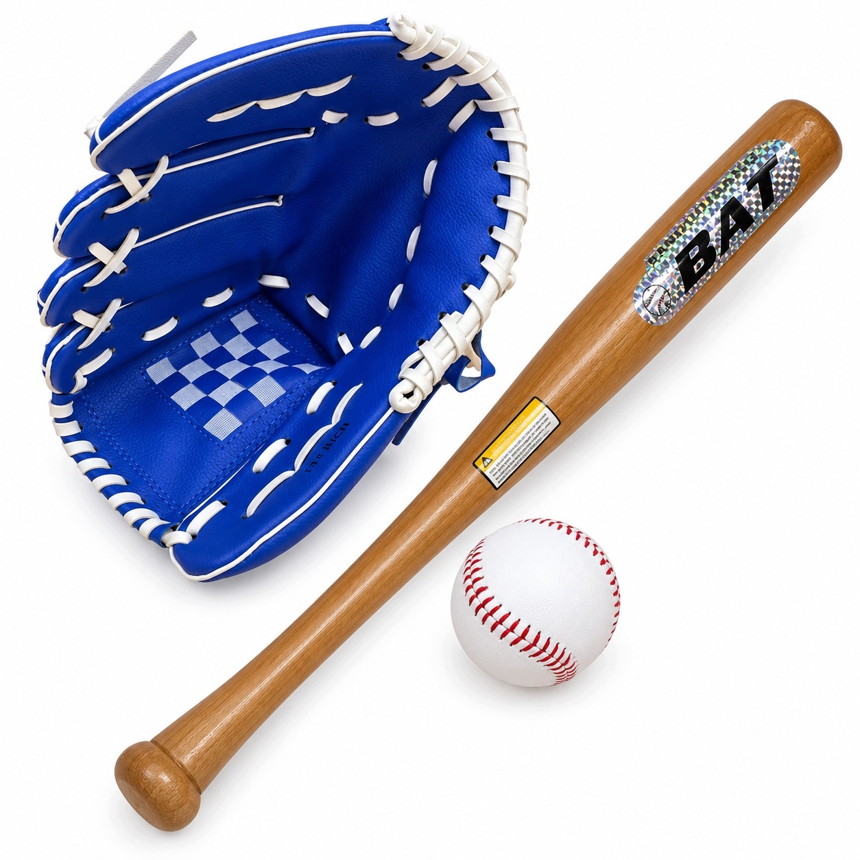 Zestaw do gry w Baseballa kij 25" rękawica+piłka