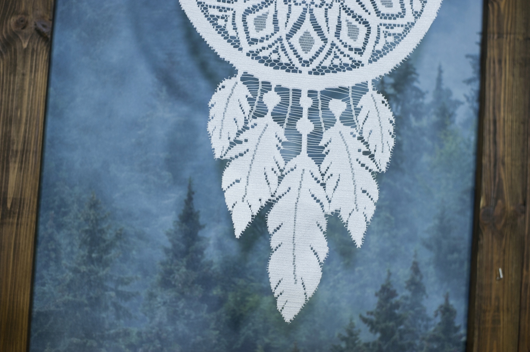 AŻUR ŻAKARDOWY ŁAPACZ SNÓW z CYRKONIAMI GLAMOUR a Marka Nav-Hess