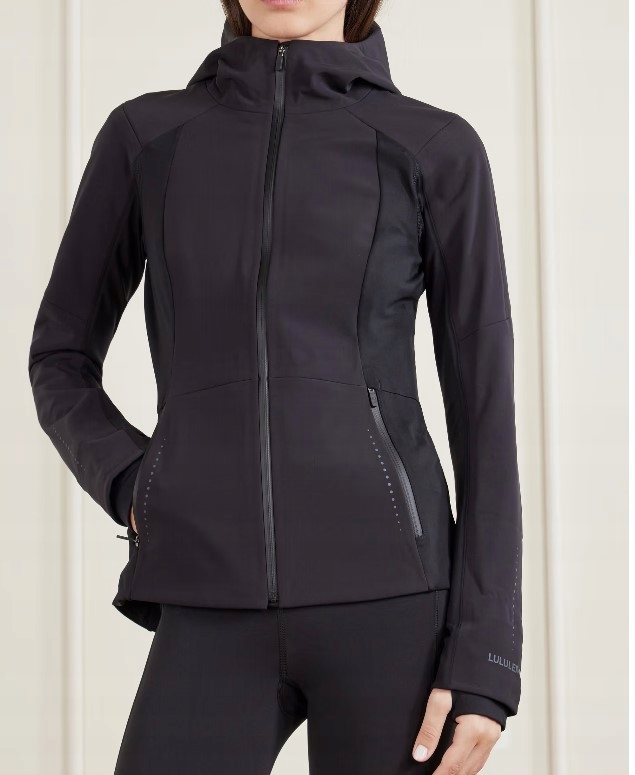 Lululemon Bunda Cross Chill s kapucí SoftSea 34