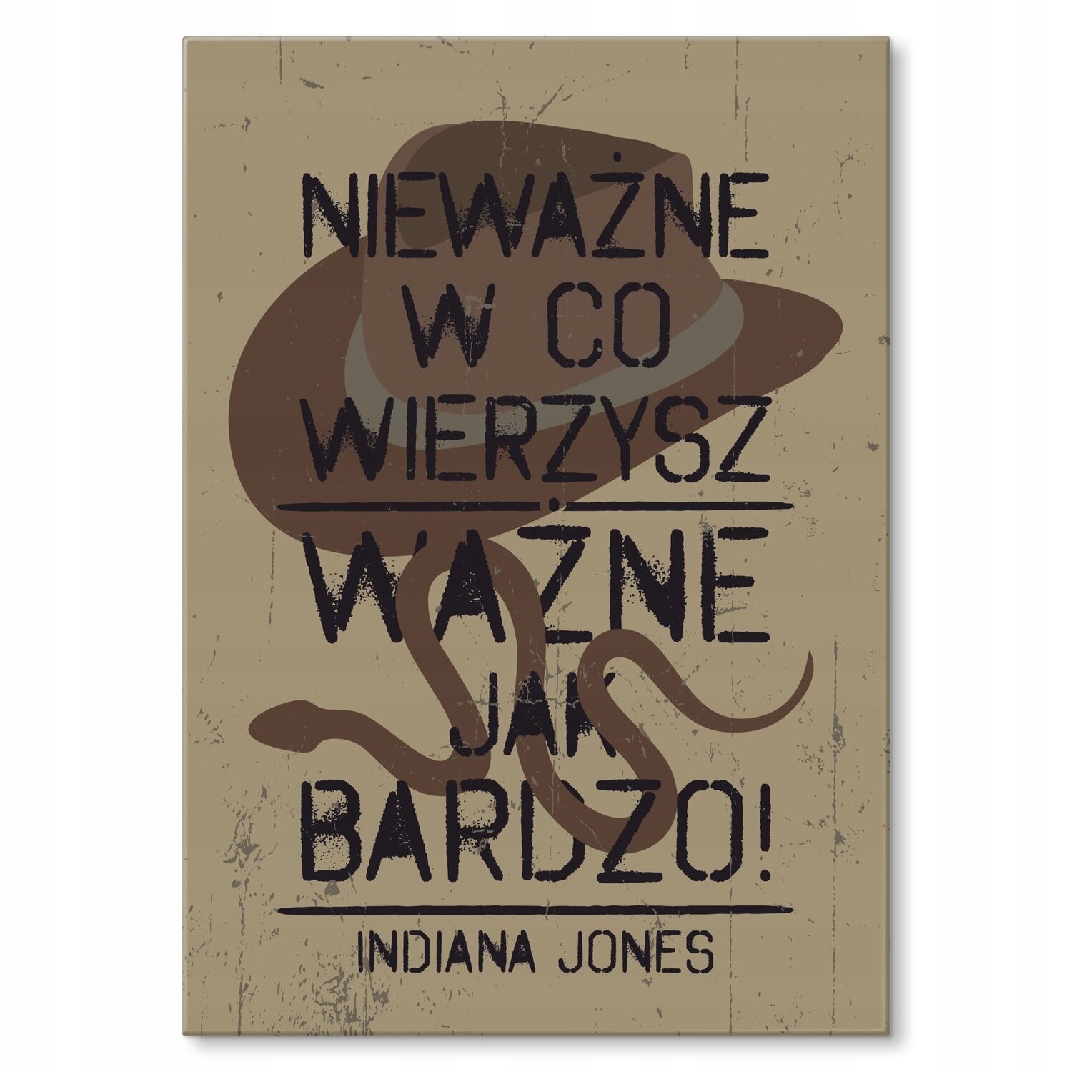 Kovový plakát Indiana jones Dárek 42 x 59 cm