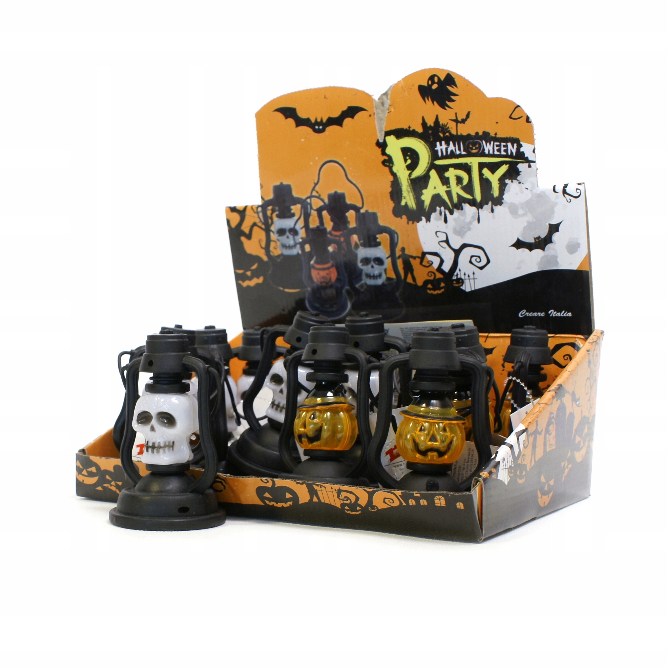 LAMPION ŚWIECĄCY Dynia Halloween LATARNIA LED Marka Midex