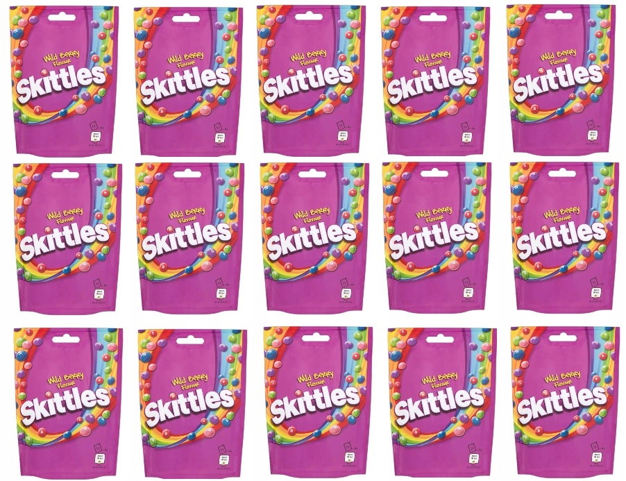 Levně 15x 152g dražé Skittles s lesním ovocem, karton