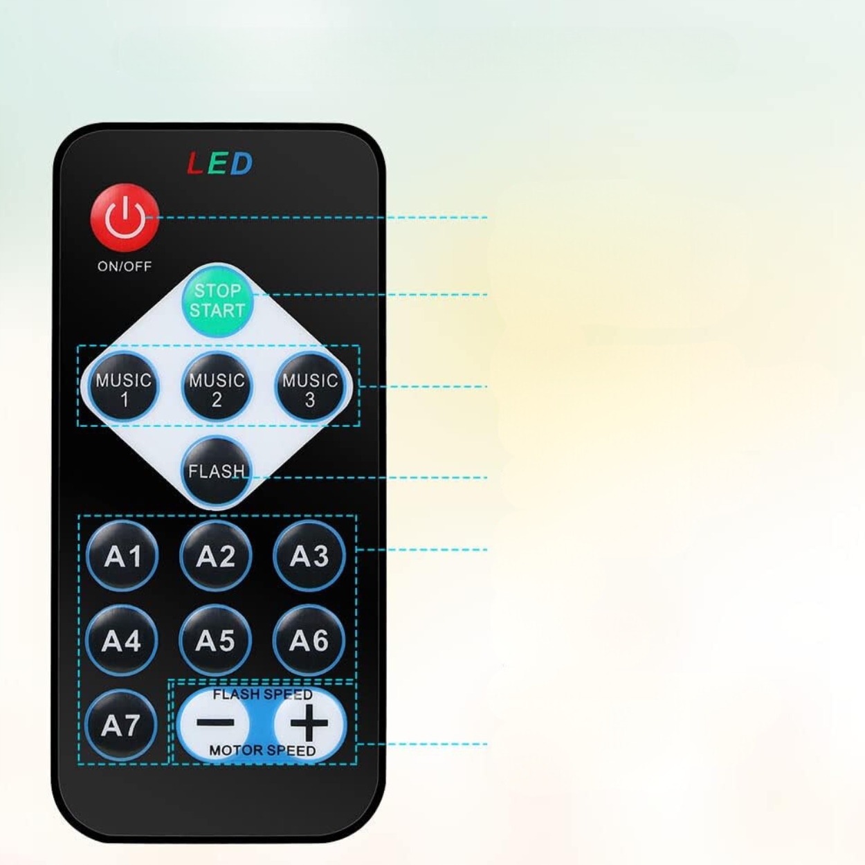 2x PROJEKTOR DYSKOTEKOWY KULA DISCO OBROTOWA LASER REFLEKTOR LED RGB PILOT Model 2x PROJEKTOR DYSKOTEKOWY