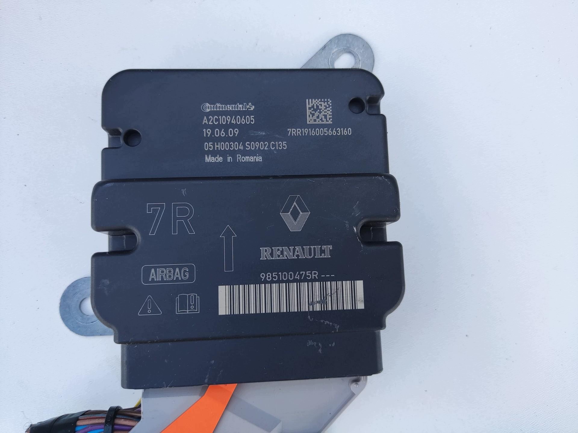 panneau d'instruments console airbag airbag courroies de tension SENSOR RENAULT CAPTUR et LIFT 2017-2019