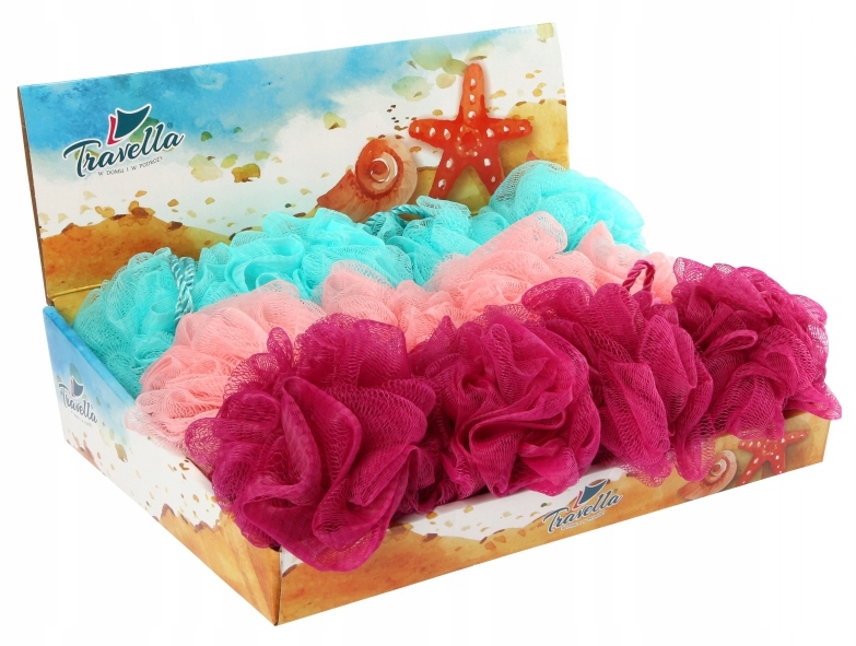 GĄBKA KĄPIELOWA Z SIATECZKI MYJKA DO MYCIA KĄPIELI EAN (GTIN) 5906900008410