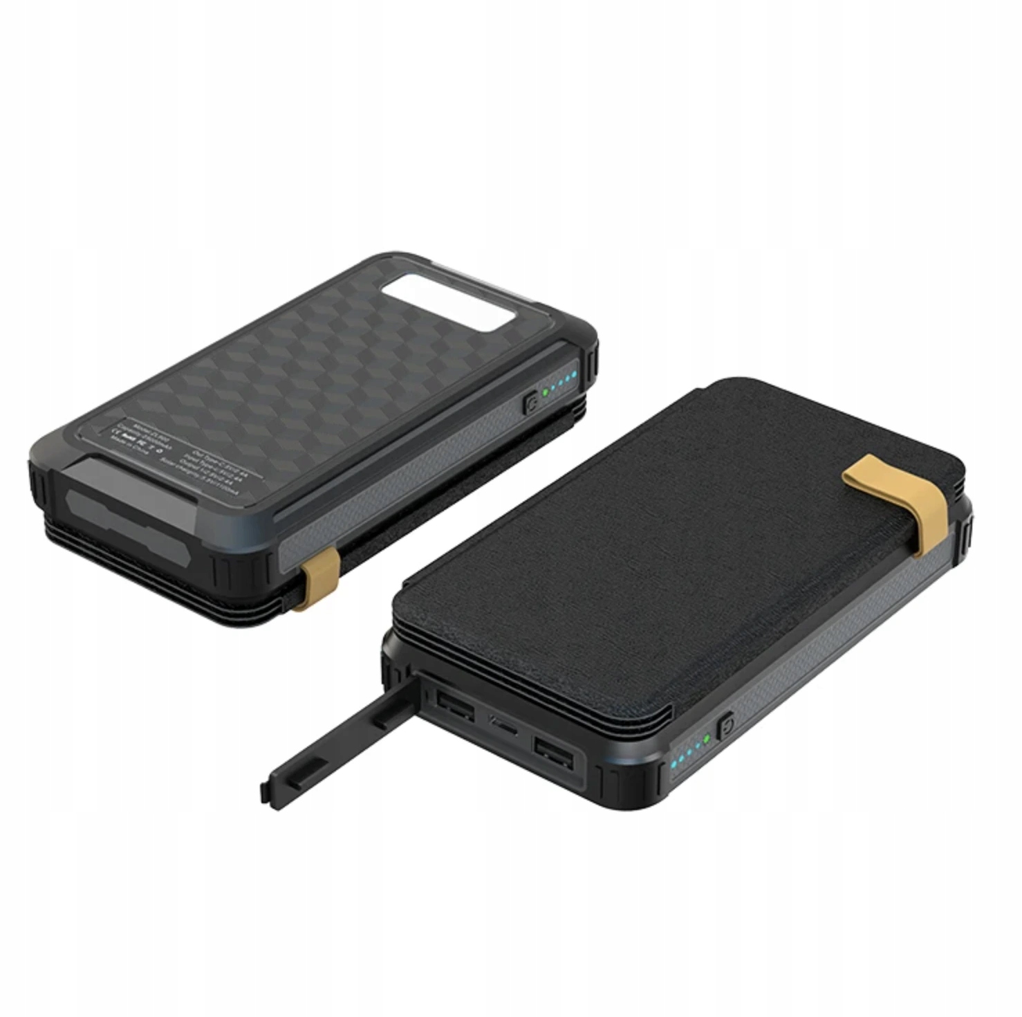 Bot Solární powerbanka SP6 4 panely 25000 mAh černá