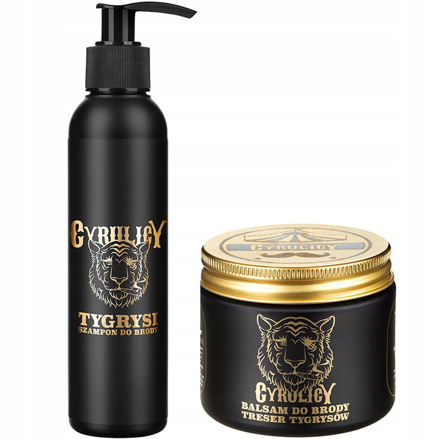 Cyrulicy Sada pro péči o tygří vousy Šampon Ukládací balzám