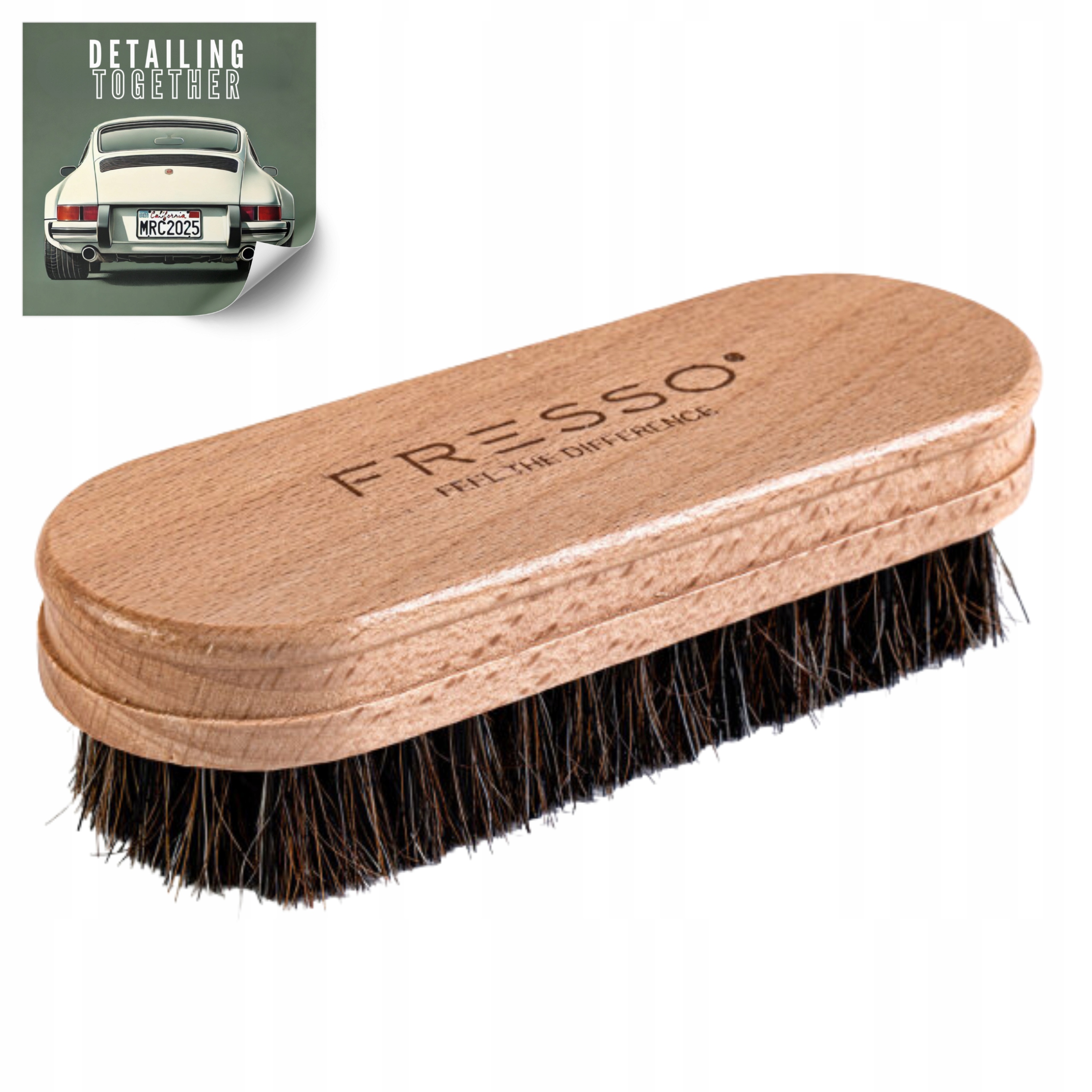 Fresso Leather Brush Szczotka Do Czyszczenia Skóry Tapicerki Detailing