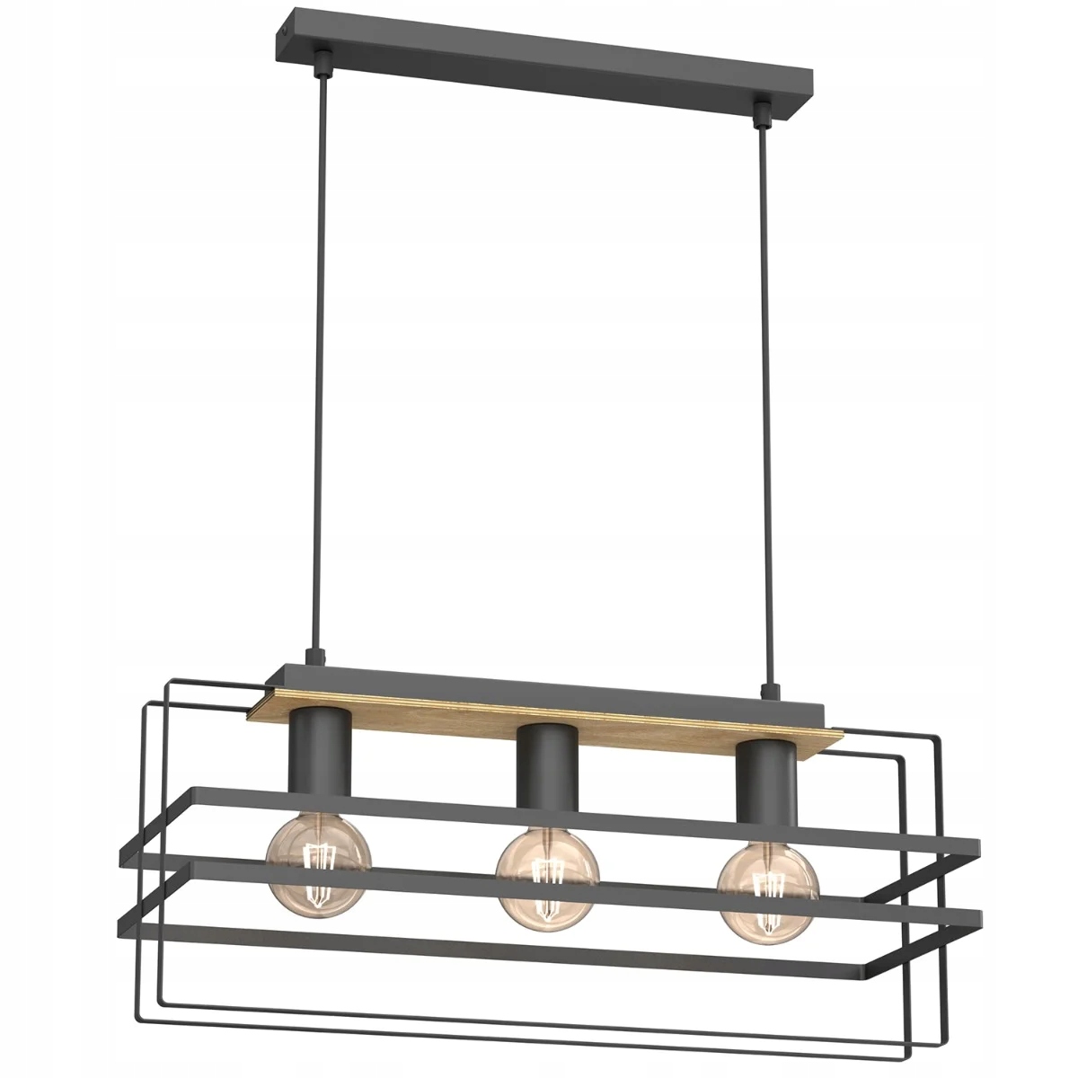 Závěsná lampa Luminex Kortez 3 světelné body E27