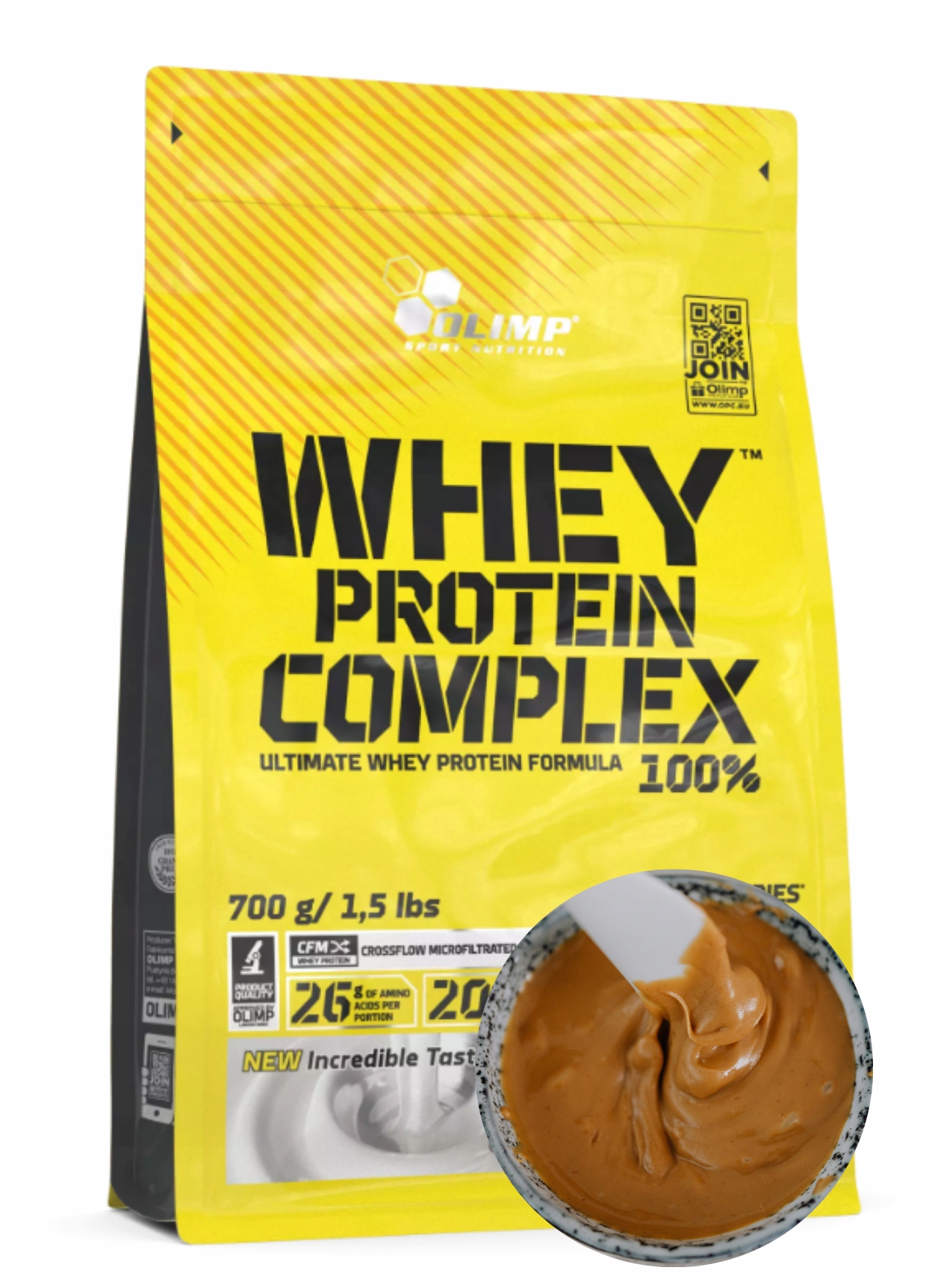 Olimp Whey Protein Complex 100% 700 g Arašídový Krém Bílkoviny Svalová hmota