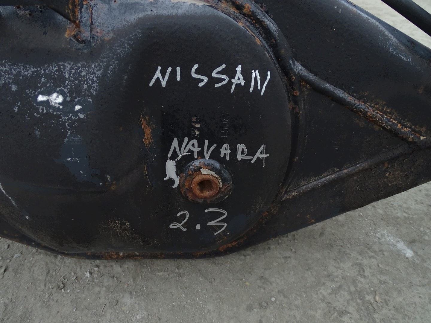 differential diff suspension beam axis rear part rear NISSAN NAVARA D23 2.3