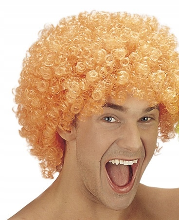 Peruka Maxi Curly kolor pomarańczowy