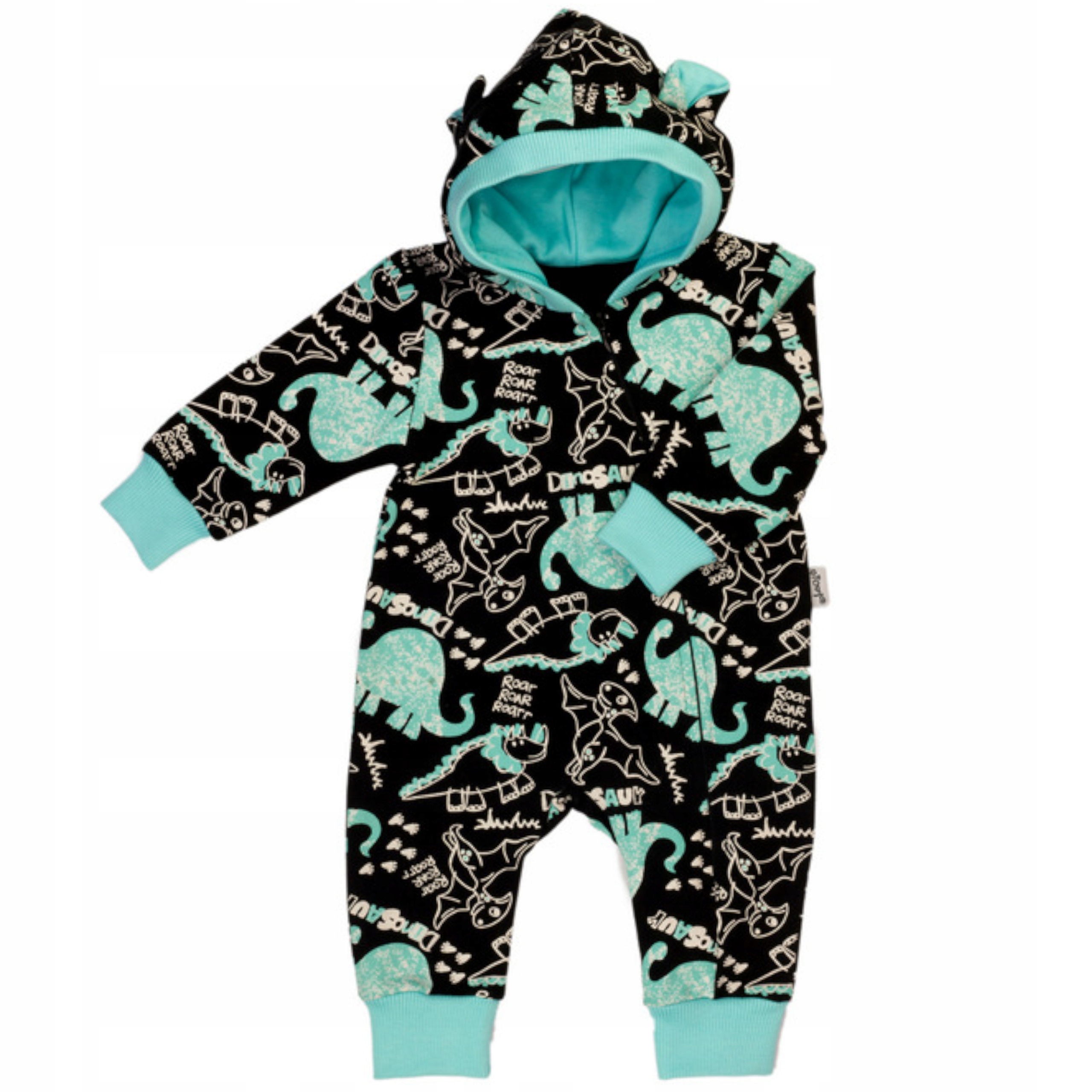 KOMBINEZON DRESOWY 74 pajac na spacer CHŁOPIEC Długość rękawa 19 cm