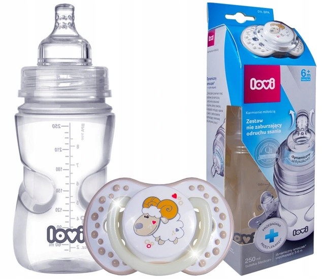 LOVI BUTELKA MEDICAL 6m+ 250ML SMOCZEK 3-6m Gratis