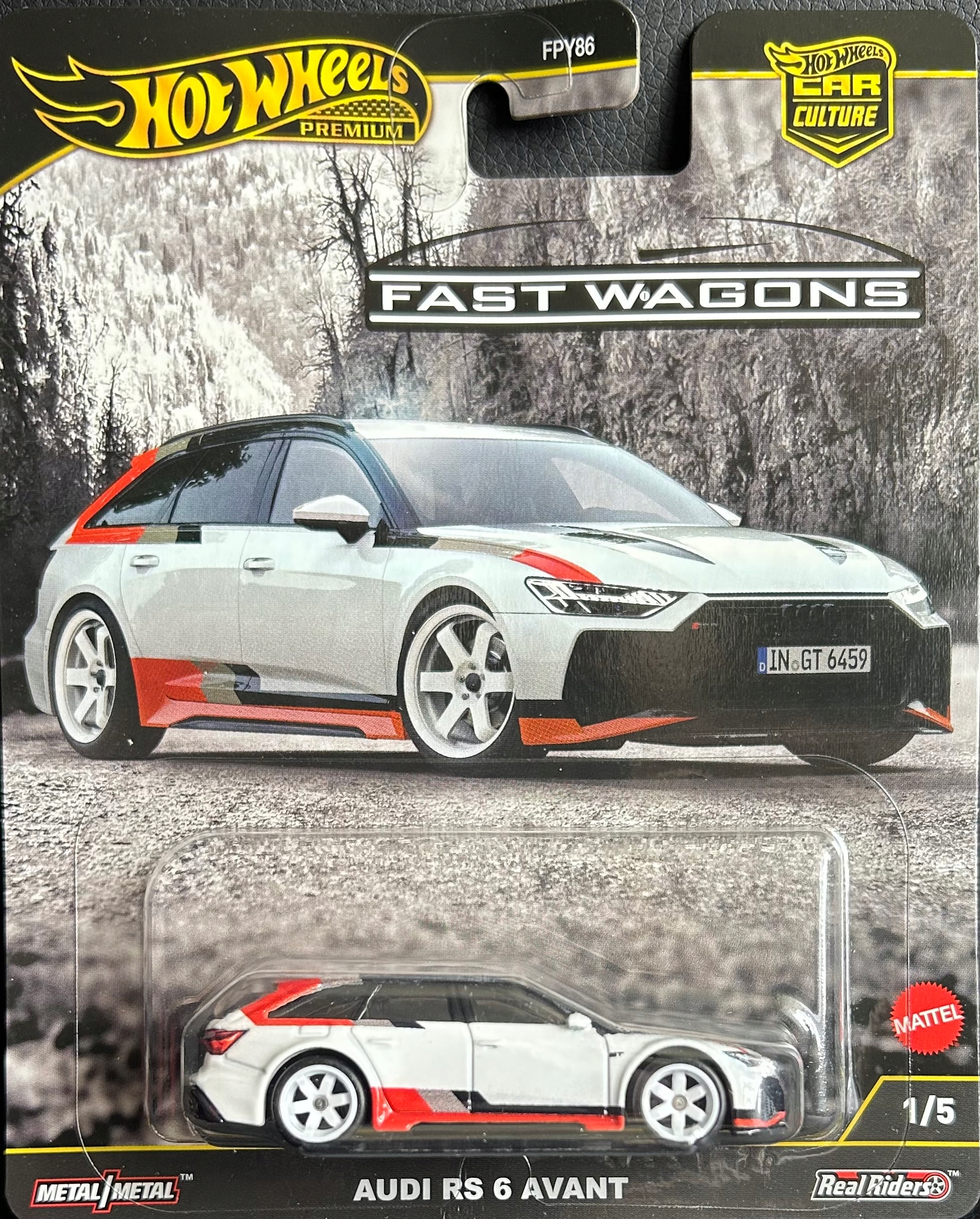 Hot Wheels Premium Audi Rs 6 Avant Fast Wagons