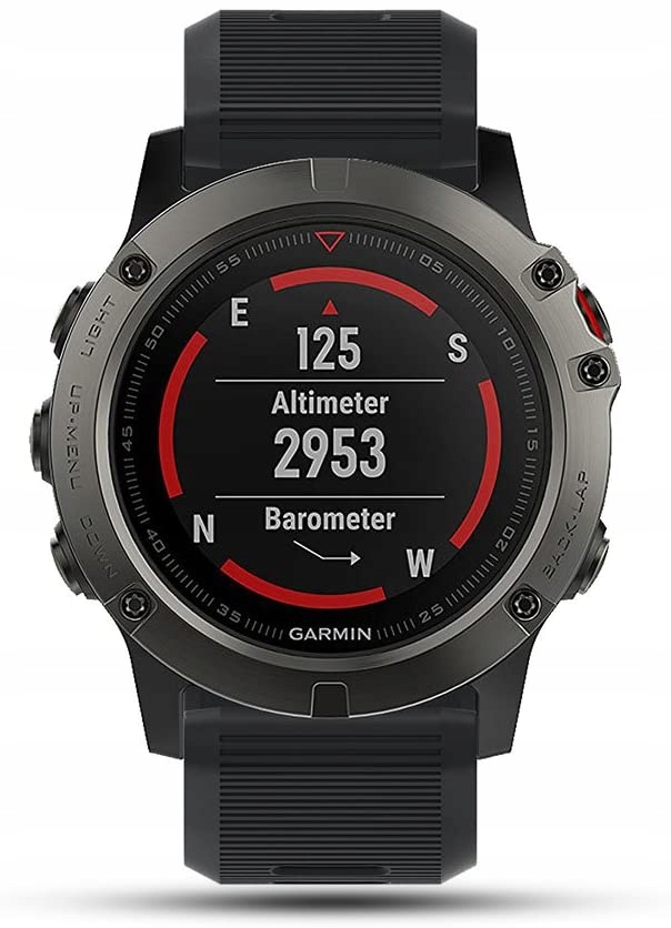 CZARNY Pasek Garmin FENIX 7X Sapphire Solar Marka Tech-Band