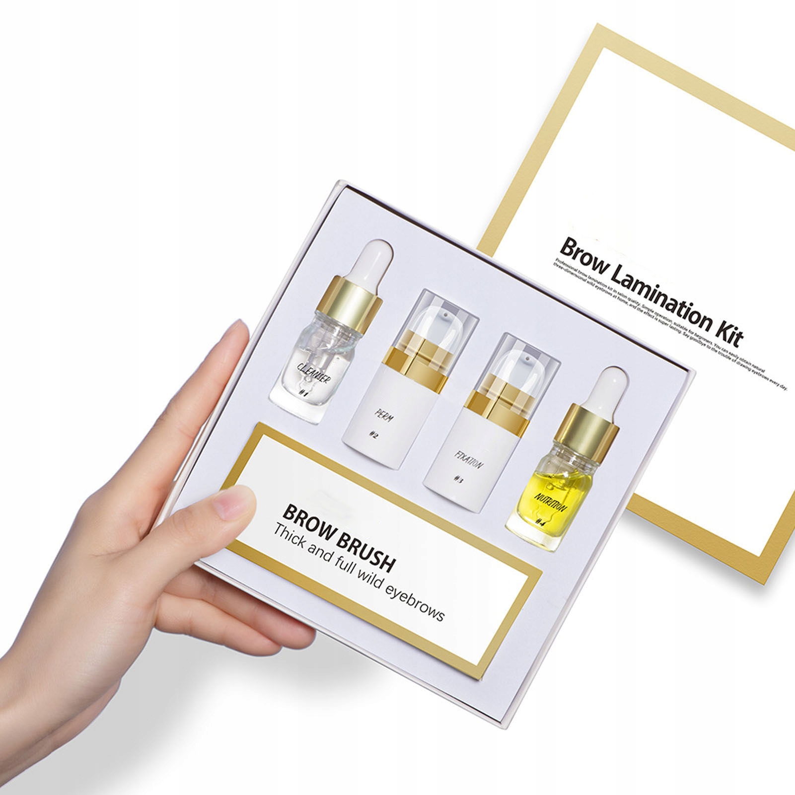 ZESTAW DO LIFTINGU RZĘS I BRWI + Akcesoria Stan opakowania oryginalne