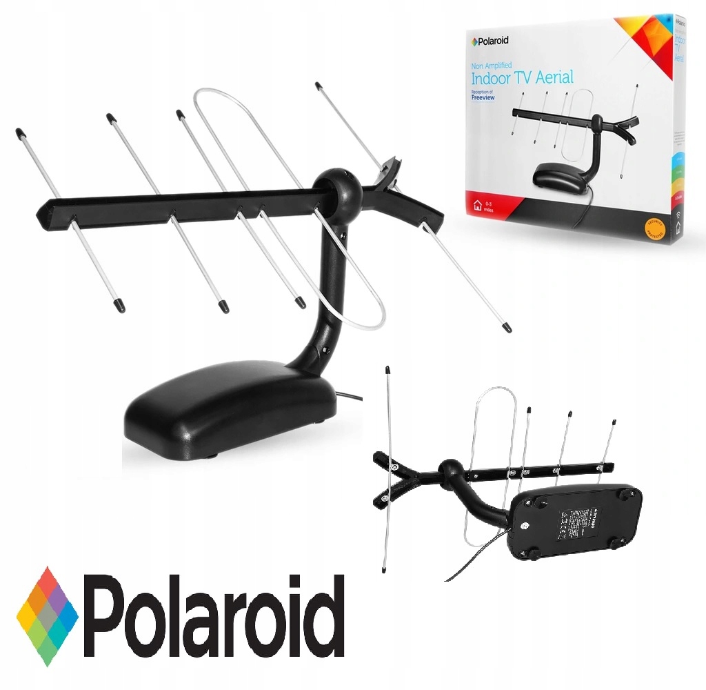 ANTENA POKOJOWA DVB-T 21-69 POLAROID WEW/ZEW