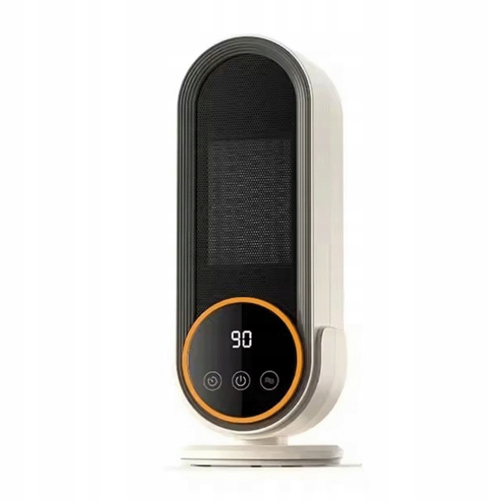 Keramický Termoventilátor Farelka 1200W S Dálkovým Ovládáním, Časovač, Dotykový Displej