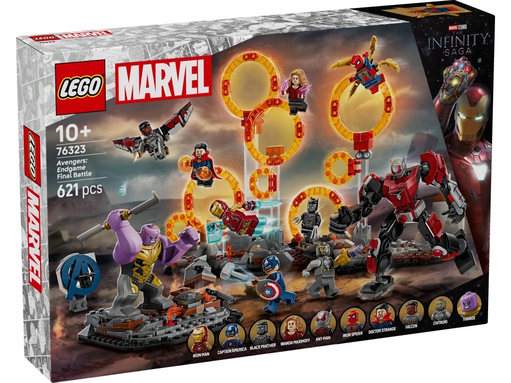 Lego 76323 Heroes Avengers: Endgame poslední bitva