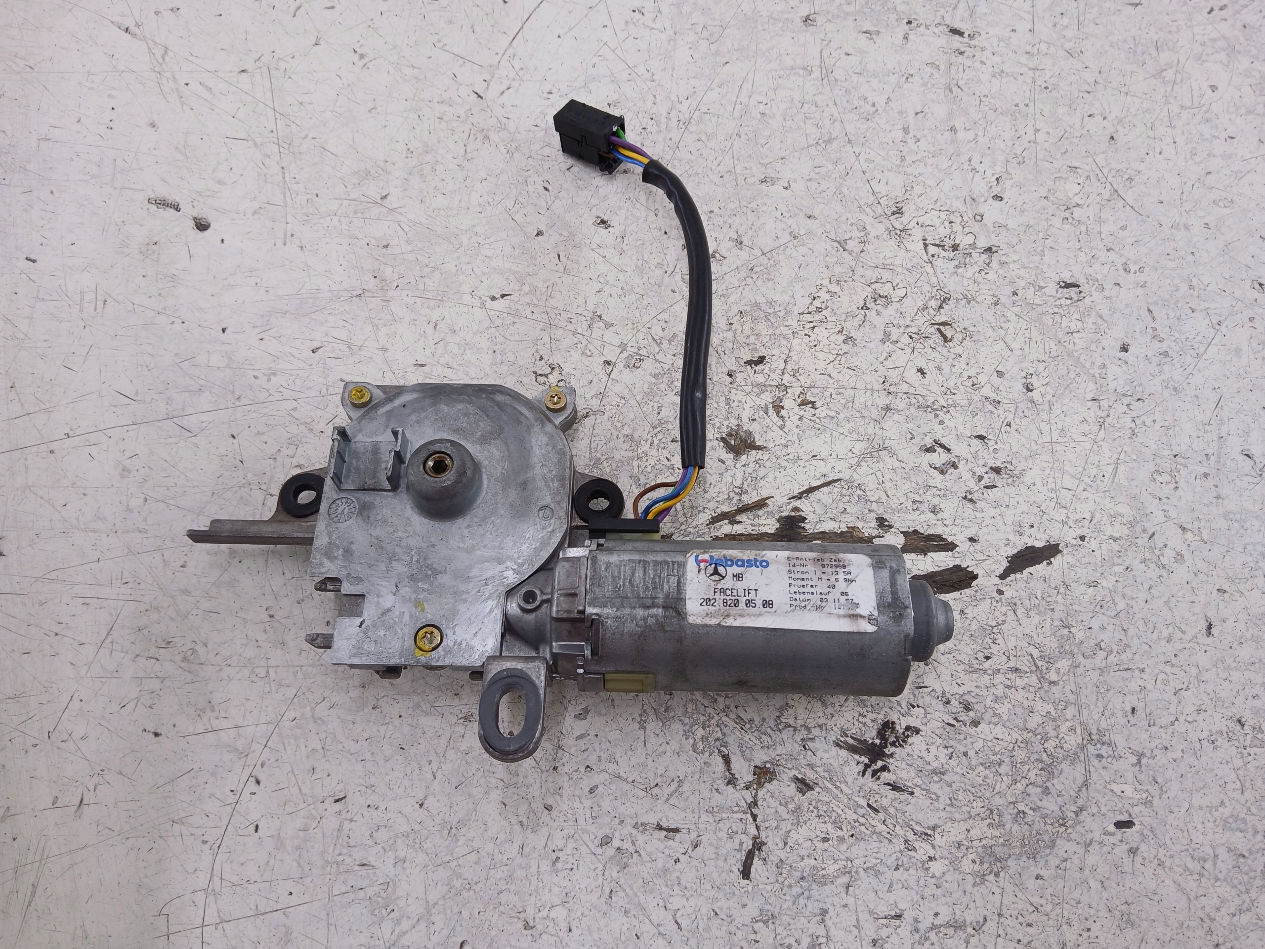 MERCEDES W202 W210 Motor Schiebedach 2028200508