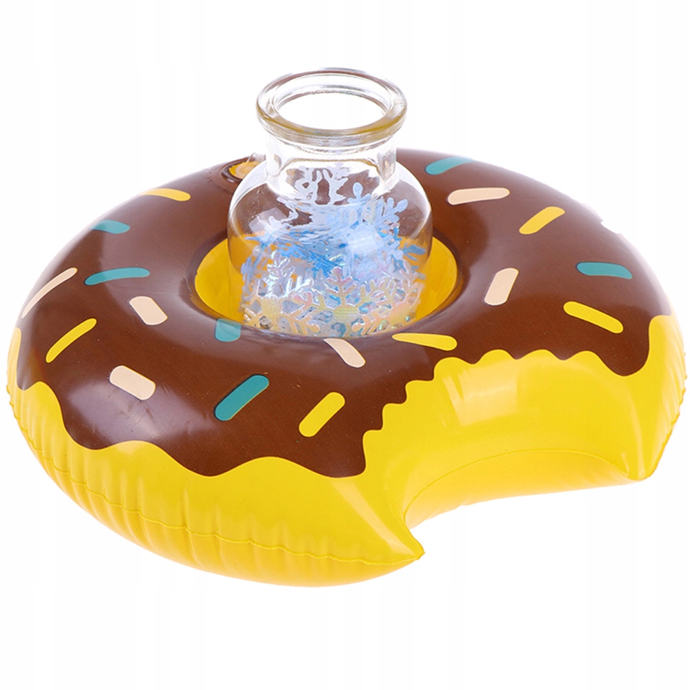 DMUCHANA PODSTAWKA UCHWYT POD NAPOJE KUBEK NA PUSZKĘ BASEN PŁYWAJĄCA