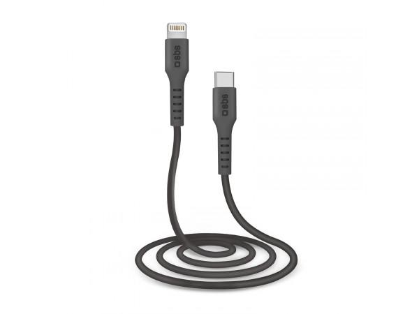 Kabel Sbs TECABLELIGTC1K Usb- C Lightning 1m czarny Sbs