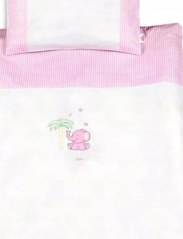 Komplet pościeli Nino Elefante Pink, 2el. 100x135